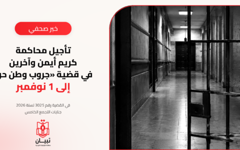 تأجيل محاكمة كريم أيمن وآخرين في قضية «جروب وطن حر» إلى جلسة 1 نوفمبر